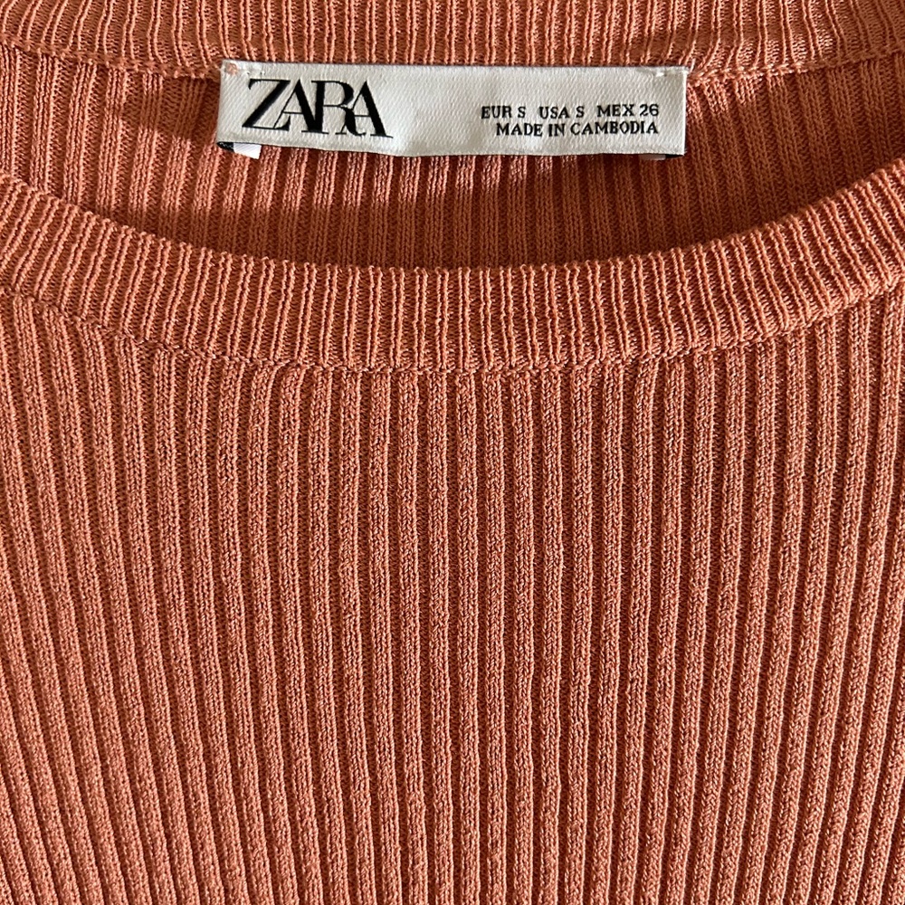 Zara Ribbed Crop - Picture 4 of 5